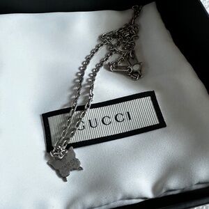 upcycled butterfly necklace